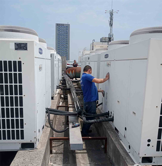 仁和中央空调制热和不制冷系统维修方法